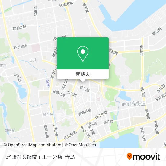 冰城骨头馆饺子王一分店地图