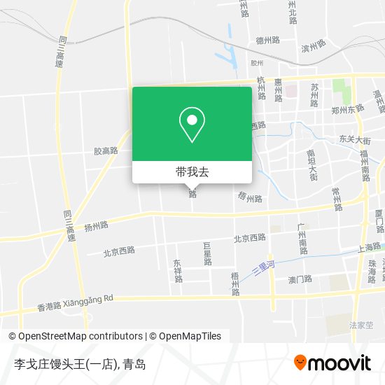 李戈庄馒头王(一店)地图