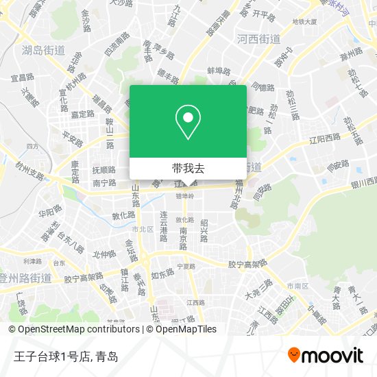 王子台球1号店地图
