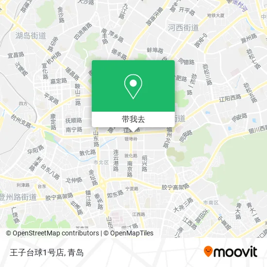 王子台球1号店地图