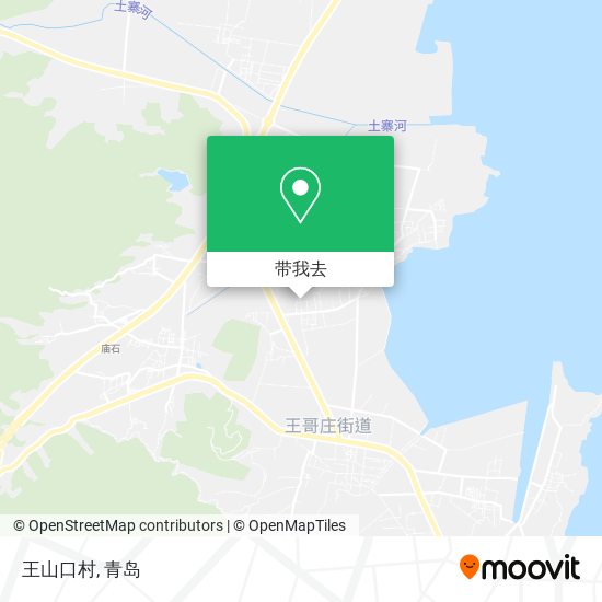 王山口村地图