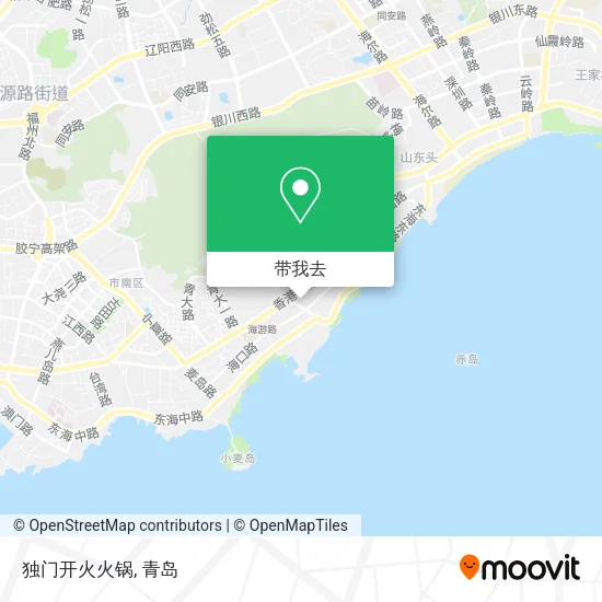 独门开火火锅地图