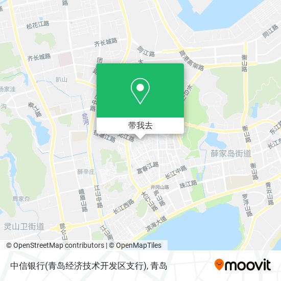 中信银行(青岛经济技术开发区支行)地图
