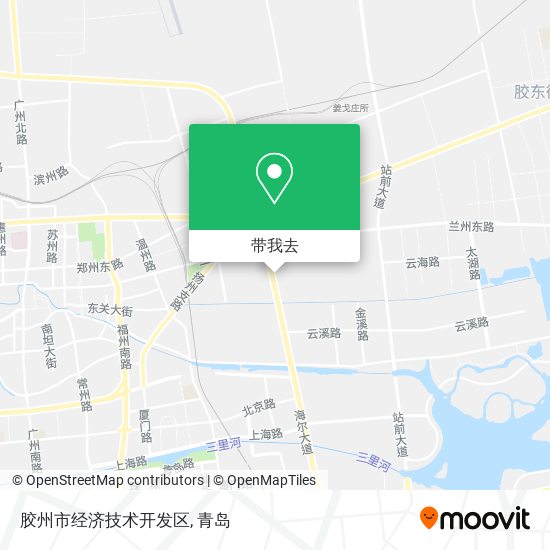 胶州市经济技术开发区地图