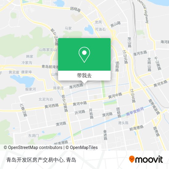 青岛开发区房产交易中心地图