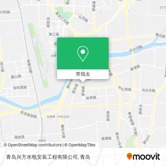 青岛兴方水电安装工程有限公司地图