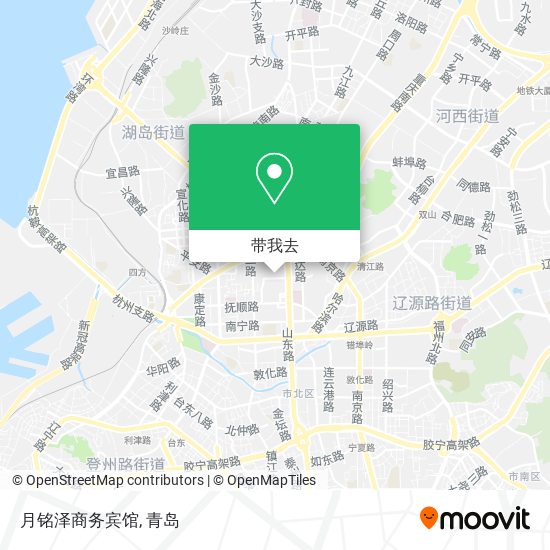 月铭泽商务宾馆地图