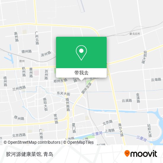 胶河源健康菜馆地图