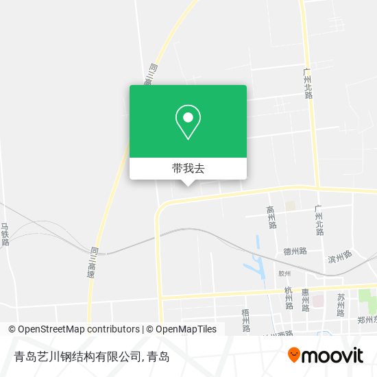 青岛艺川钢结构有限公司地图