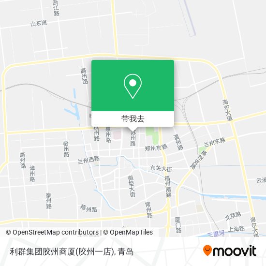 利群集团胶州商厦(胶州一店)地图