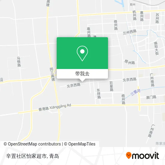 辛置社区怡家超市地图