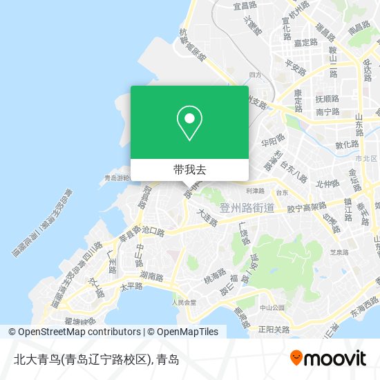 北大青鸟(青岛辽宁路校区)地图