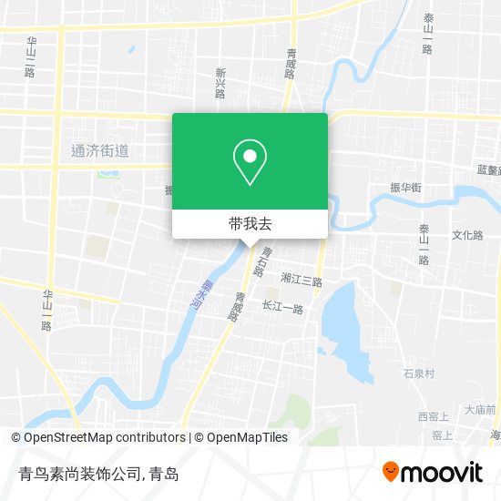 青鸟素尚装饰公司地图
