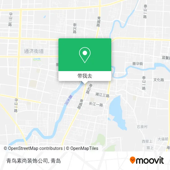 青鸟素尚装饰公司地图