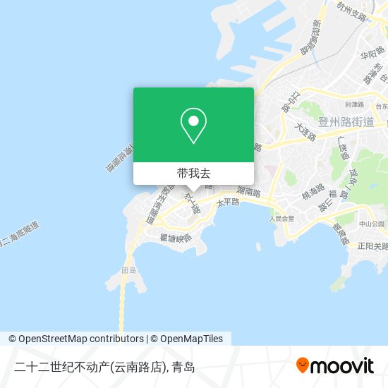 二十二世纪不动产(云南路店)地图