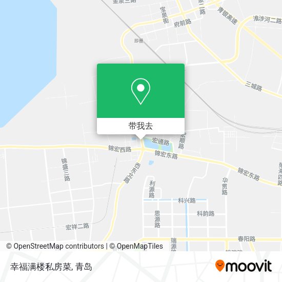 幸福满楼私房菜地图