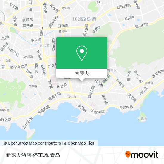 新东大酒店-停车场地图