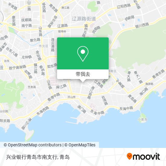 兴业银行青岛市南支行地图
