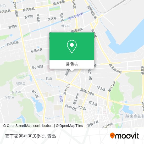 西于家河社区居委会地图