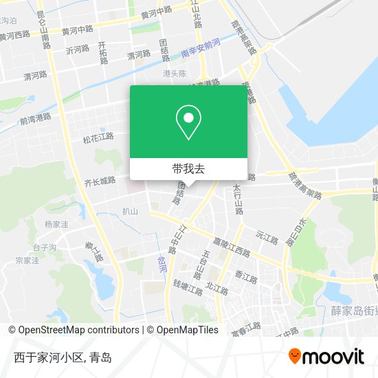 西于家河小区地图