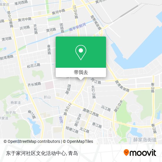 东于家河社区文化活动中心地图