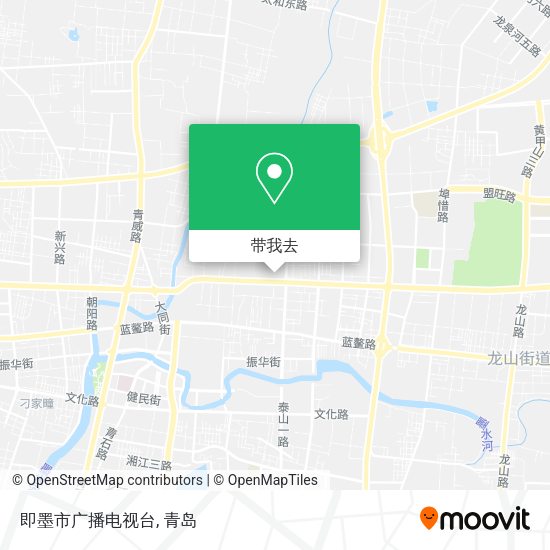 即墨市广播电视台地图