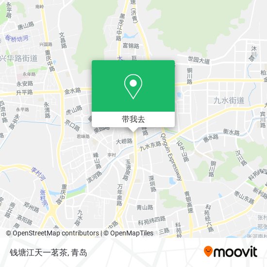 钱塘江天一茗茶地图