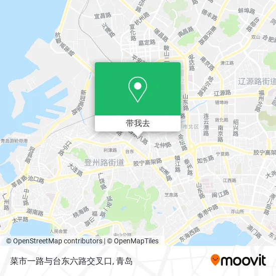 菜市一路与台东六路交叉口地图