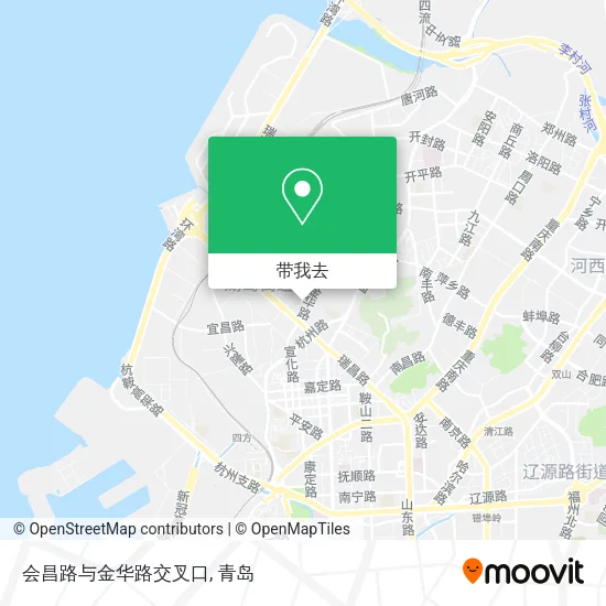 会昌路与金华路交叉口地图