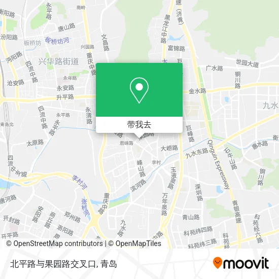 北平路与果园路交叉口地图