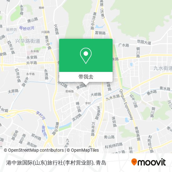 港中旅国际(山东)旅行社(李村营业部)地图