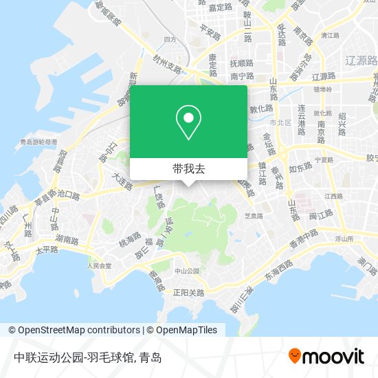中联运动公园-羽毛球馆地图