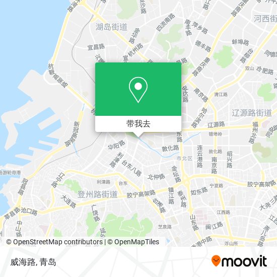 威海路地图
