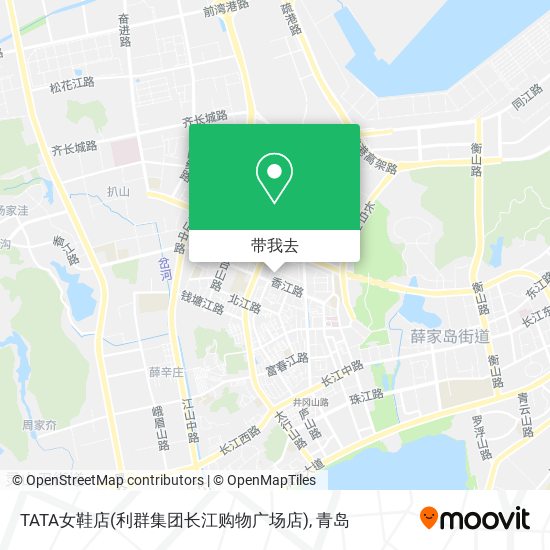 TATA女鞋店(利群集团长江购物广场店)地图