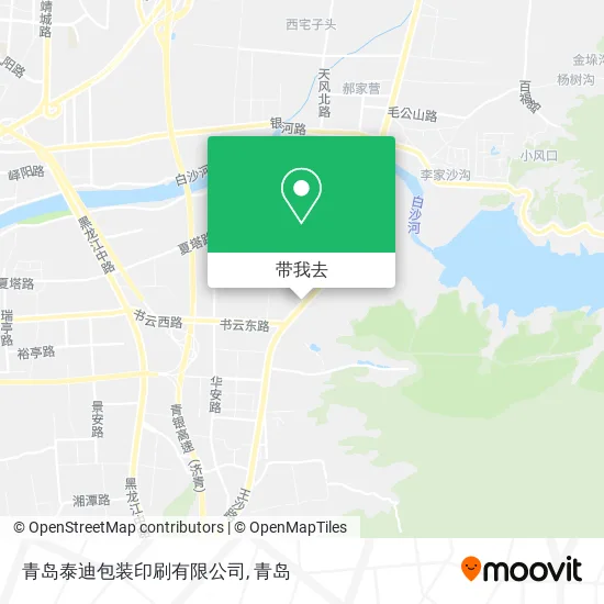青岛泰迪包装印刷有限公司地图