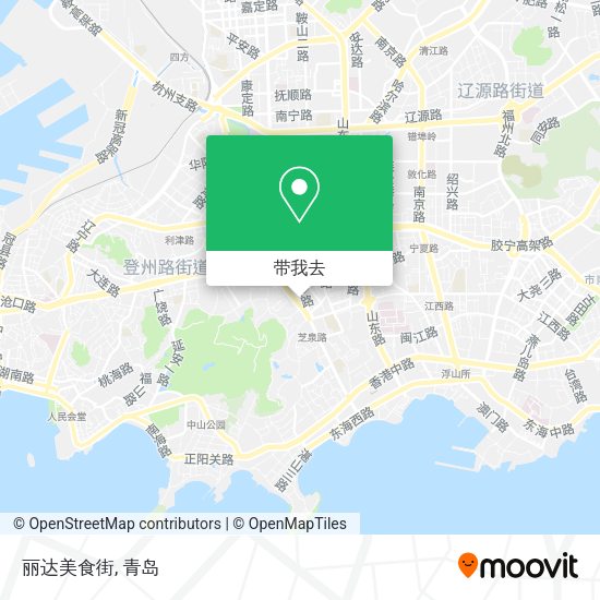丽达美食街地图