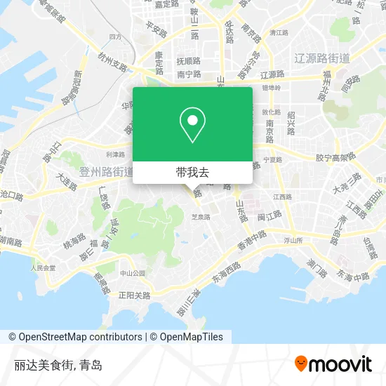 丽达美食街地图