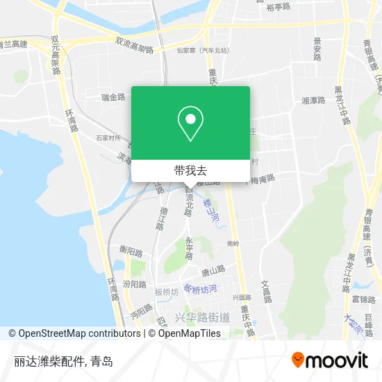 丽达潍柴配件地图