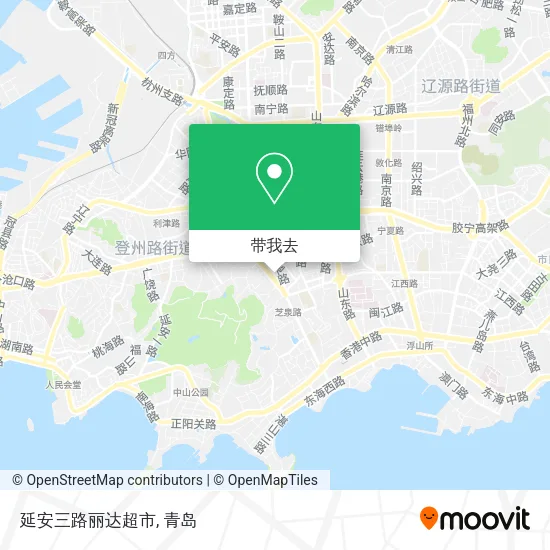 延安三路丽达超市地图
