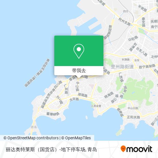 丽达奥特莱斯（国货店）-地下停车场地图