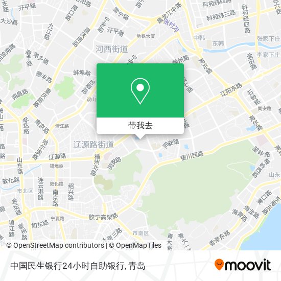 中国民生银行24小时自助银行地图