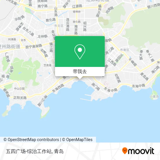 五四广场-综治工作站地图