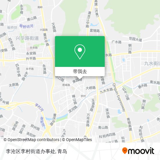 李沧区李村街道办事处地图
