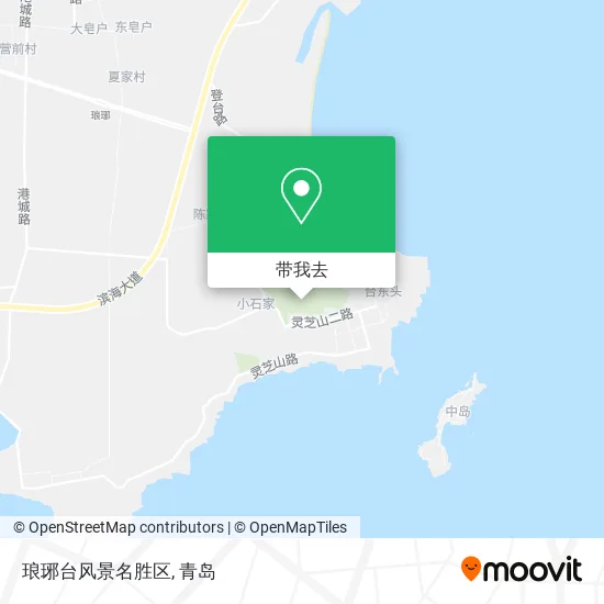 琅琊台风景名胜区地图