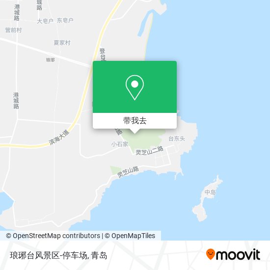 琅琊台风景区-停车场地图