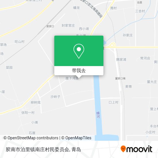 胶南市泊里镇南庄村民委员会地图