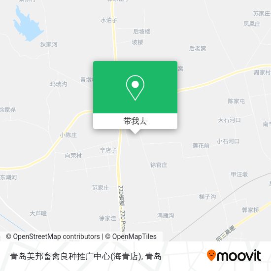 青岛美邦畜禽良种推广中心(海青店)地图