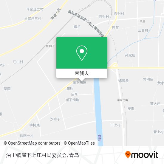 泊里镇崖下上庄村民委员会地图