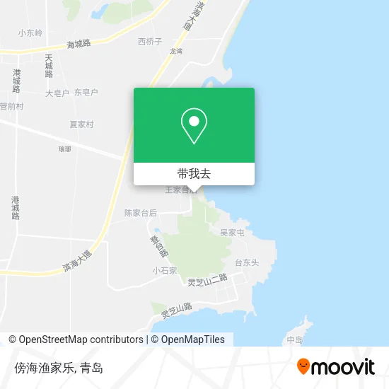 傍海渔家乐地图