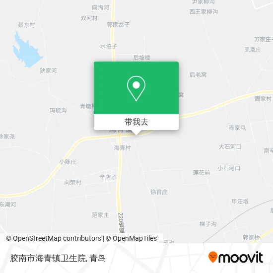 胶南市海青镇卫生院地图